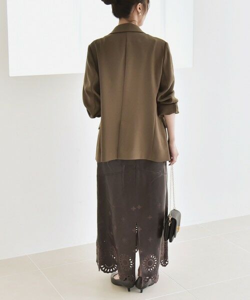 SHIPS / シップス テーラードジャケット | quaranciel:〈手洗い可能〉メッシュ ダブルブレスト テーラード ジャケット 25AW | 詳細12