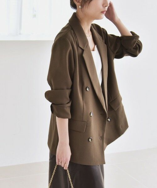 SHIPS / シップス テーラードジャケット | quaranciel:〈手洗い可能〉メッシュ ダブルブレスト テーラード ジャケット 25AW | 詳細17