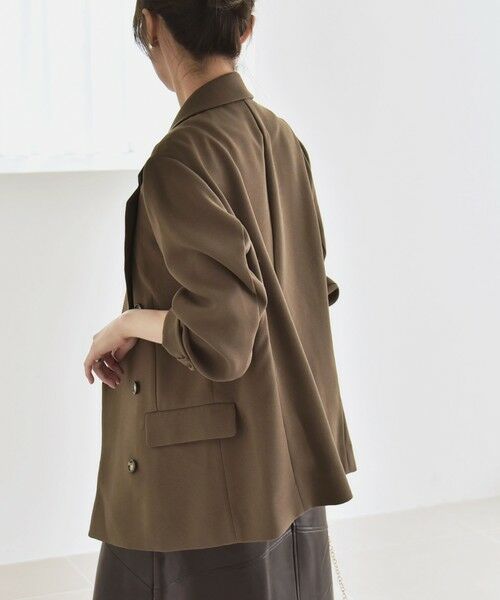 SHIPS / シップス テーラードジャケット | quaranciel:〈手洗い可能〉メッシュ ダブルブレスト テーラード ジャケット 25AW | 詳細18