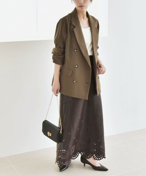 SHIPS / シップス テーラードジャケット | quaranciel:〈手洗い可能〉メッシュ ダブルブレスト テーラード ジャケット 25AW | 詳細11