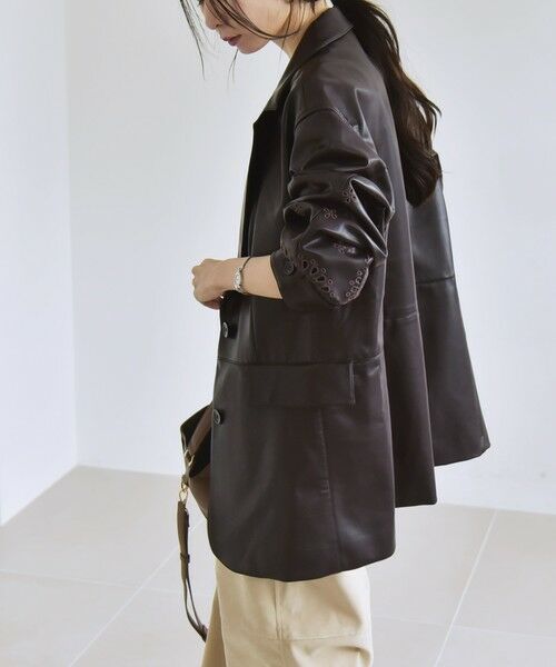 SHIPS / シップス テーラードジャケット | quaranciel:  フラワー  刺繍 テーラード ジャケット | 詳細16