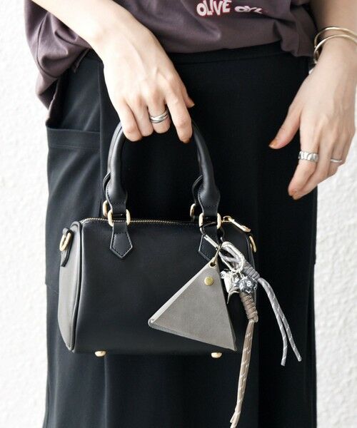 SHIPS / シップス ボストンバッグ | VELETTO: 2WAY ショルダー ミニ ボストン バッグ | 詳細1