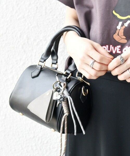 SHIPS / シップス ボストンバッグ | VELETTO: 2WAY ショルダー ミニ ボストン バッグ | 詳細2