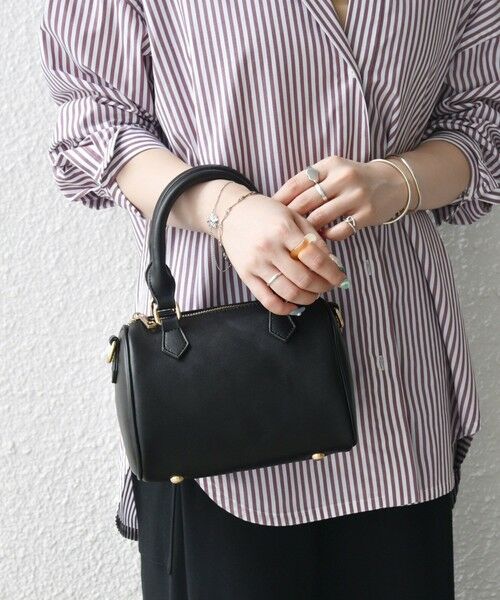 SHIPS / シップス ボストンバッグ | VELETTO: 2WAY ショルダー ミニ ボストン バッグ | 詳細8