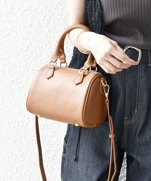 SHIPS / シップス ボストンバッグ | VELETTO: 2WAY ショルダー ミニ ボストン バッグ | 詳細13