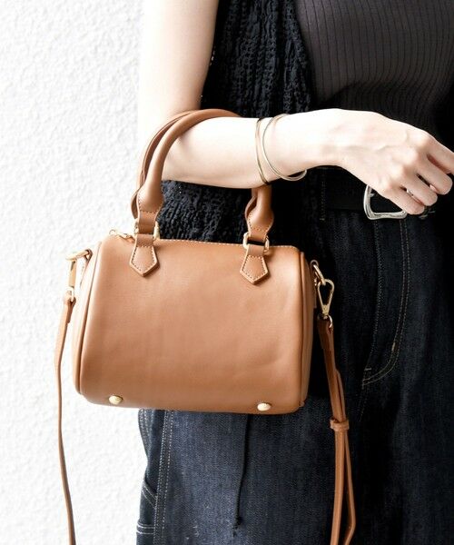 SHIPS / シップス ボストンバッグ | VELETTO: 2WAY ショルダー ミニ ボストン バッグ | 詳細14