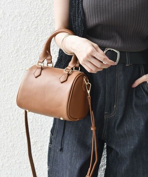 SHIPS / シップス ボストンバッグ | VELETTO: 2WAY ショルダー ミニ ボストン バッグ | 詳細15