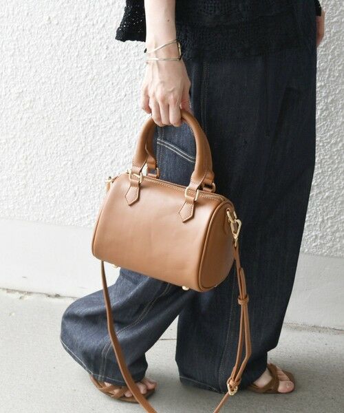 SHIPS / シップス ボストンバッグ | VELETTO: 2WAY ショルダー ミニ ボストン バッグ | 詳細16