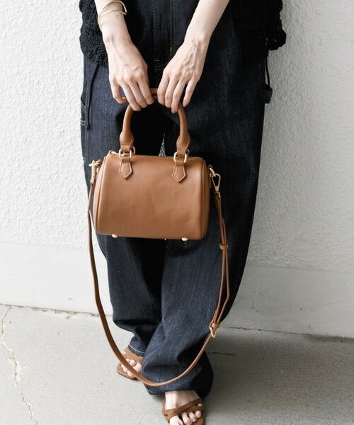 SHIPS / シップス ボストンバッグ | VELETTO: 2WAY ショルダー ミニ ボストン バッグ | 詳細17