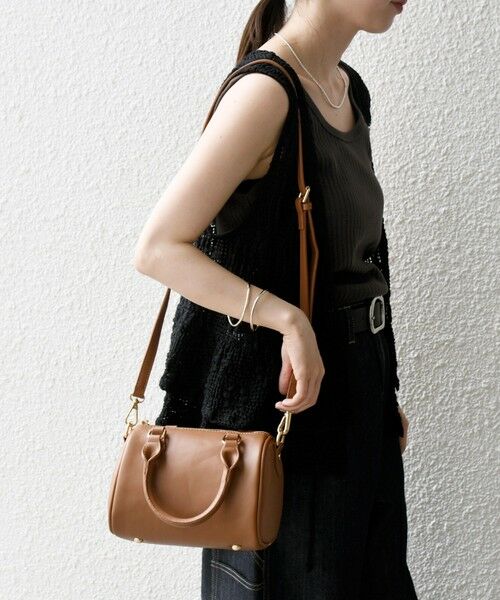 SHIPS / シップス ボストンバッグ | VELETTO: 2WAY ショルダー ミニ ボストン バッグ | 詳細18