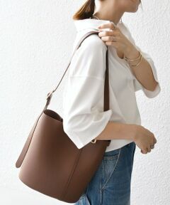 SHIPS / シップス ショルダーバッグ | VELETTO: ポシェット付き 3WAY ワンハンドル バケツ ショルダー バッグ