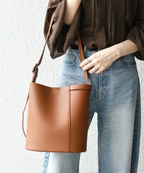 SHIPS / シップス ショルダーバッグ | VELETTO: ポシェット付き 3WAY ワンハンドル バケツ ショルダー バッグ | 詳細1