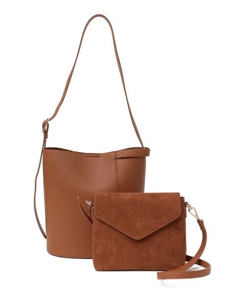 SHIPS / シップス ショルダーバッグ | VELETTO: ポシェット付き 3WAY ワンハンドル バケツ ショルダー バッグ | 詳細7