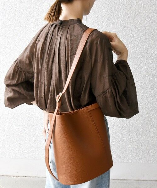 SHIPS / シップス ショルダーバッグ | VELETTO: ポシェット付き 3WAY ワンハンドル バケツ ショルダー バッグ | 詳細4