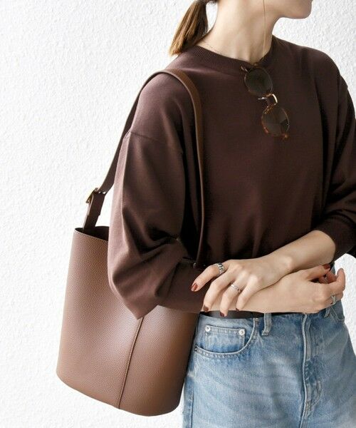 SHIPS / シップス ショルダーバッグ | VELETTO: ポシェット付き 3WAY ワンハンドル バケツ ショルダー バッグ | 詳細25