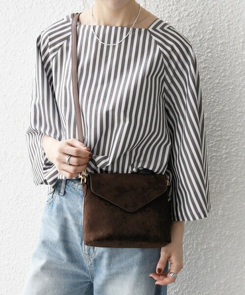 SHIPS / シップス ショルダーバッグ | VELETTO: ポシェット付き 3WAY ワンハンドル バケツ ショルダー バッグ | 詳細26