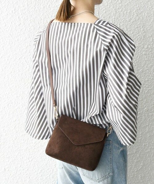 SHIPS / シップス ショルダーバッグ | VELETTO: ポシェット付き 3WAY ワンハンドル バケツ ショルダー バッグ | 詳細28