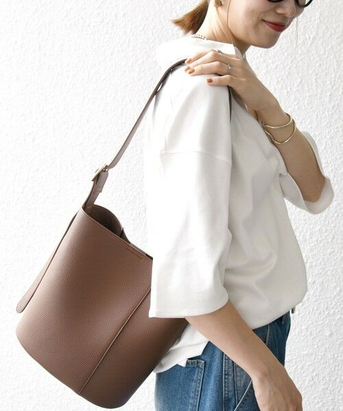 SHIPS / シップス ショルダーバッグ | VELETTO: ポシェット付き 3WAY ワンハンドル バケツ ショルダー バッグ | 詳細22