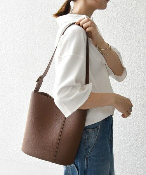 SHIPS / シップス ショルダーバッグ | VELETTO: ポシェット付き 3WAY ワンハンドル バケツ ショルダー バッグ | 詳細23