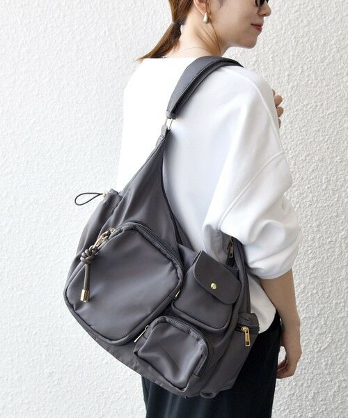 SHIPS / シップス ショルダーバッグ | 《追加予約》SHIPS any: 9ポケット 2WAY ショルダー バッグ | 詳細3