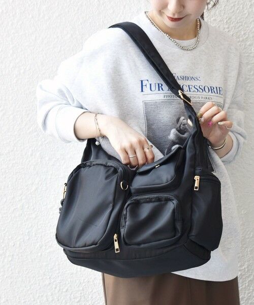 SHIPS / シップス ショルダーバッグ | 《追加予約》SHIPS any: 9ポケット 2WAY ショルダー バッグ | 詳細18