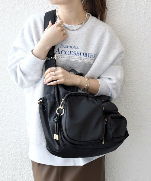 SHIPS / シップス ショルダーバッグ | 《追加予約》SHIPS any: 9ポケット 2WAY ショルダー バッグ | 詳細19