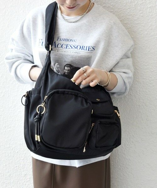 SHIPS / シップス ショルダーバッグ | 《追加予約》SHIPS any: 9ポケット 2WAY ショルダー バッグ | 詳細20