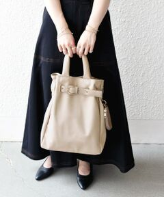 SHIPS / シップス トートバッグ | SHIPS any: バックル ベルト デザイン A4 トート バッグ