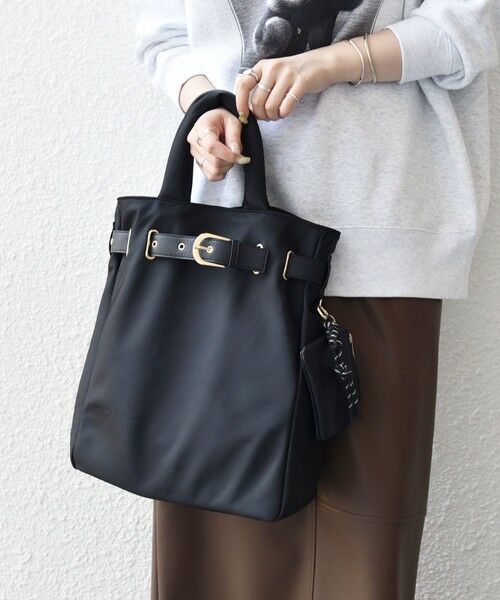 SHIPS / シップス トートバッグ | SHIPS any: バックル ベルト デザイン A4 トート バッグ | 詳細1