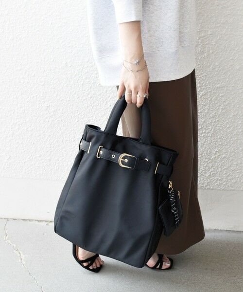 SHIPS / シップス トートバッグ | SHIPS any: バックル ベルト デザイン A4 トート バッグ | 詳細3