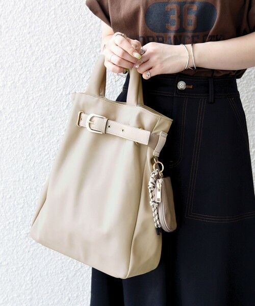 SHIPS / シップス トートバッグ | SHIPS any: バックル ベルト デザイン A4 トート バッグ | 詳細7