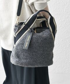 SHIPS / シップス ショルダーバッグ | 《追加予約》【SHIPS any別注】Folna: 2WAY ライン リバーシブル ショルダー バッグ