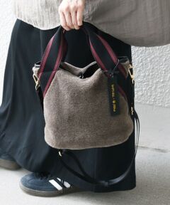 SHIPS / シップス ショルダーバッグ | 《追加予約》【SHIPS any別注】Folna: 2WAY ライン リバーシブル ショルダー バッグ