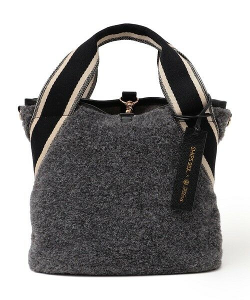 SHIPS / シップス ショルダーバッグ | 《追加予約》【SHIPS any別注】Folna: 2WAY ライン リバーシブル ショルダー バッグ | 詳細5