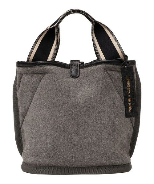 SHIPS / シップス ショルダーバッグ | 《追加予約》【SHIPS any別注】Folna: 2WAY ライン リバーシブル ショルダー バッグ | 詳細15