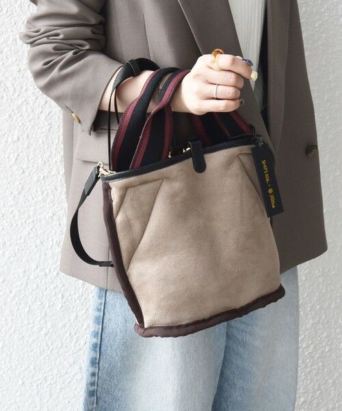 SHIPS / シップス ショルダーバッグ | 《追加予約》【SHIPS any別注】Folna: 2WAY ライン リバーシブル ショルダー バッグ | 詳細21