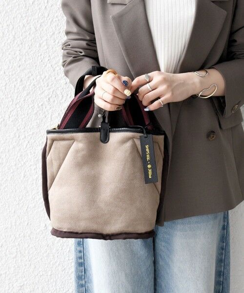 SHIPS / シップス ショルダーバッグ | 《追加予約》【SHIPS any別注】Folna: 2WAY ライン リバーシブル ショルダー バッグ | 詳細20