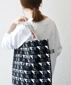 SHIPS / シップス トートバッグ | 【SHIPS any別注】BINDU: ジャカード 千鳥 トート バッグ