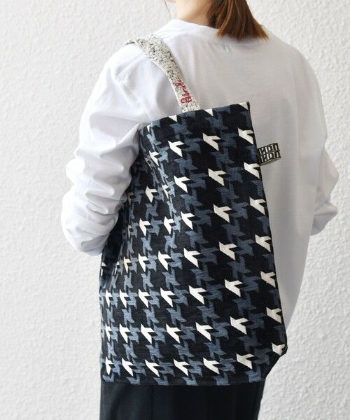 SHIPS / シップス トートバッグ | 【SHIPS any別注】BINDU: ジャカード 千鳥 トート バッグ | 詳細3