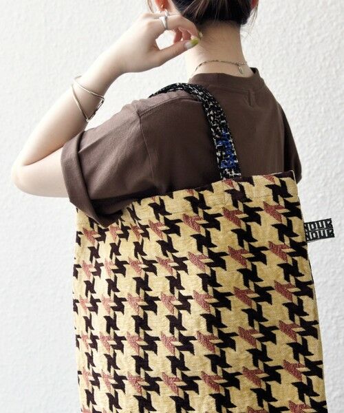 SHIPS / シップス トートバッグ | 【SHIPS any別注】BINDU: ジャカード 千鳥 トート バッグ | 詳細11
