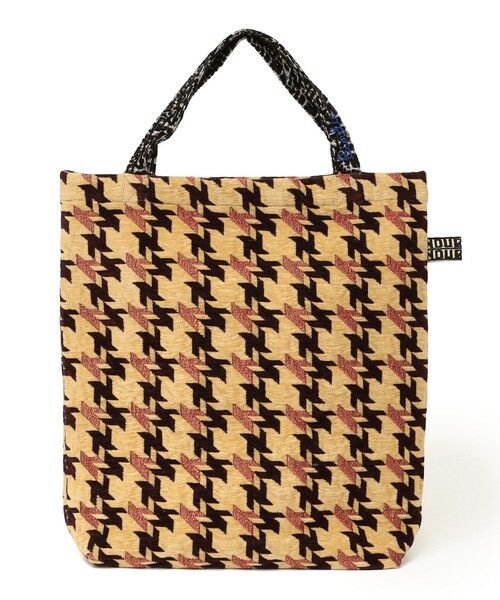SHIPS / シップス トートバッグ | 【SHIPS any別注】BINDU: ジャカード 千鳥 トート バッグ | 詳細12