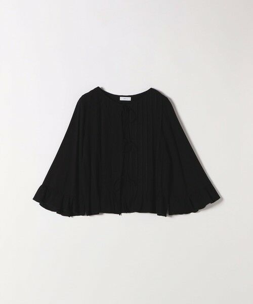 SHIPS / シップス シャツ・ブラウス | SHIPS any:〈洗濯機可能〉ラッフル リボン ピンタック フレアスリーブ ブラウス | 詳細23