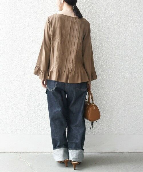 SHIPS / シップス シャツ・ブラウス | SHIPS any:〈洗濯機可能〉ラッフル リボン ピンタック フレアスリーブ ブラウス | 詳細27