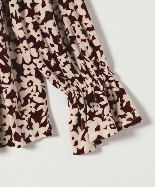 SHIPS / シップス シャツ・ブラウス | SHIPS any:〈洗濯機可能〉フラワー ポリエステル ベロア シャーリング ブラウス | 詳細12