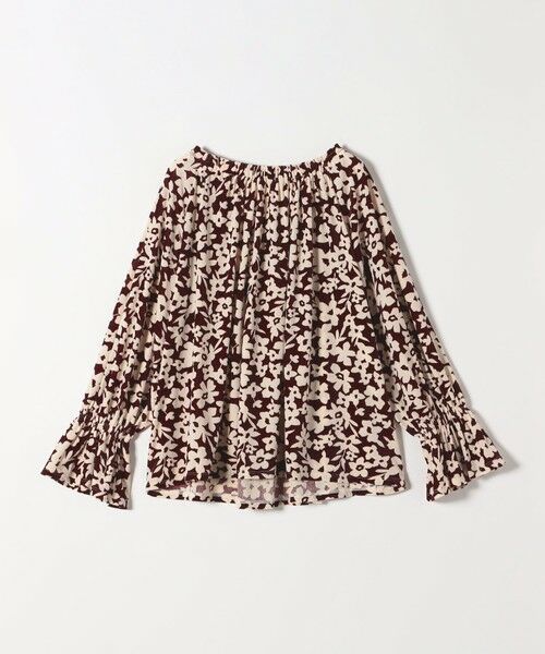 SHIPS / シップス シャツ・ブラウス | SHIPS any:〈洗濯機可能〉フラワー ポリエステル ベロア シャーリング ブラウス | 詳細13
