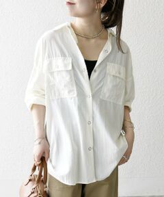 SHIPS / シップス シャツ・ブラウス | SHIPS any:〈多機能/洗濯機可能〉ナイロン タスラン ポケット ビッグ シャツ