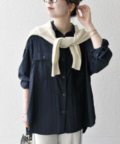 SHIPS / シップス シャツ・ブラウス | SHIPS any:〈多機能/洗濯機可能〉ナイロン タスラン ポケット ビッグ シャツ