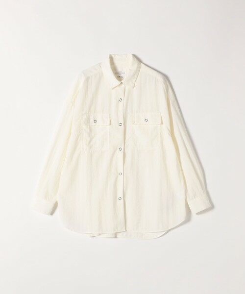 SHIPS / シップス シャツ・ブラウス | SHIPS any:〈多機能/洗濯機可能〉ナイロン タスラン ポケット ビッグ シャツ | 詳細7