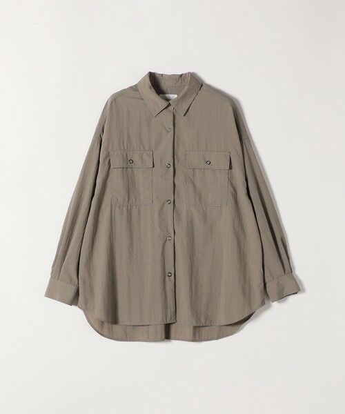 SHIPS / シップス シャツ・ブラウス | SHIPS any:〈多機能/洗濯機可能〉ナイロン タスラン ポケット ビッグ シャツ | 詳細16