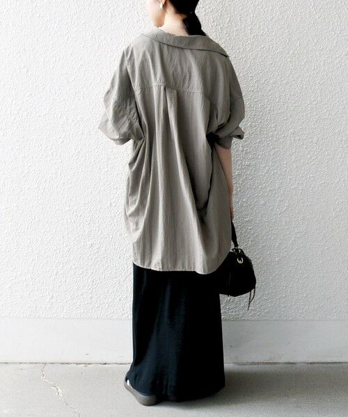 SHIPS / シップス シャツ・ブラウス | SHIPS any:〈多機能/洗濯機可能〉ナイロン タスラン ポケット ビッグ シャツ | 詳細10